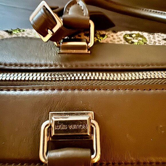 Louis Vuitton Sequin Monogram Sunshine Express Speedy 30 Kaki - Picture 2 of 8